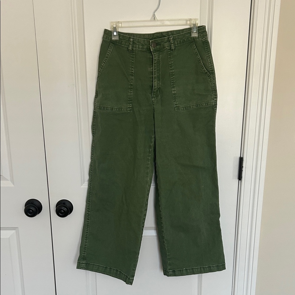 Universal Thread Green Wide-Leg Pants